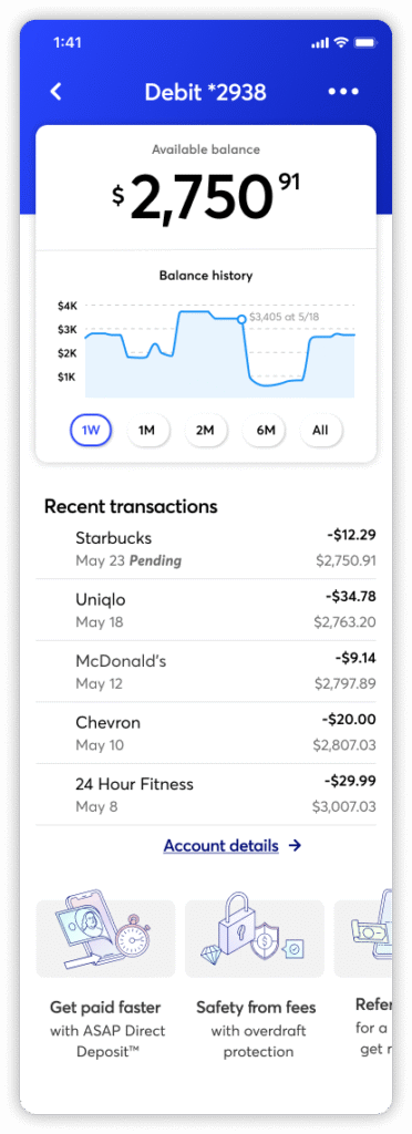 Works debit account interact