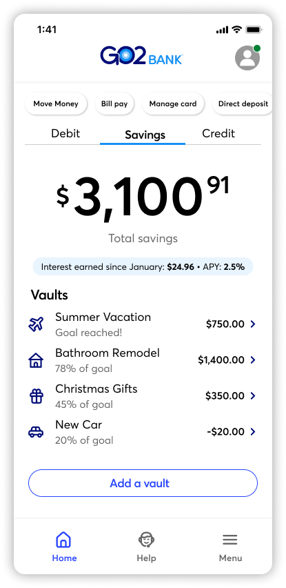 Works homescreen savings